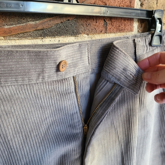 L. L. Bean Corduroy Skirt grey vintage - Picture 10 of 10